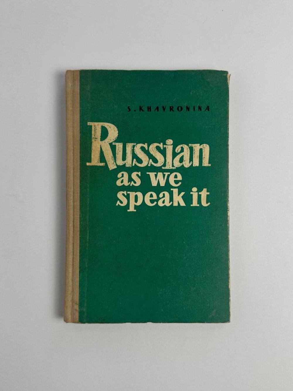 Vintage Russian as We Speak It Language Textbook Moscow Edition